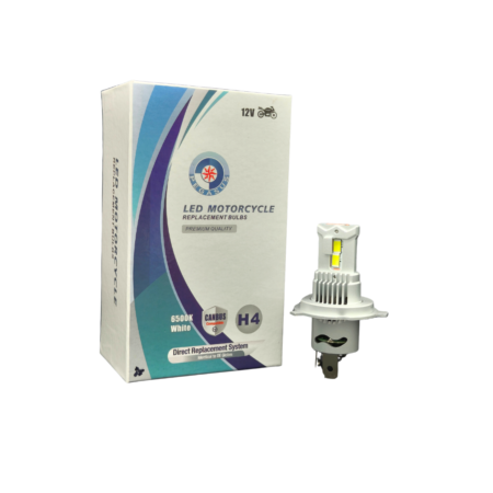 Pegasus Direct Fit Motorcycle H4 LED Bulb 12V 6500K White